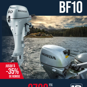 Honda BF10 Arbre Court / Long – Moteur Hors-Bord 10 chevaux (option chargeur, commande à distance)