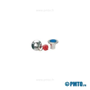 Bouchon carburant rouge + chaîne Plastimo NP022