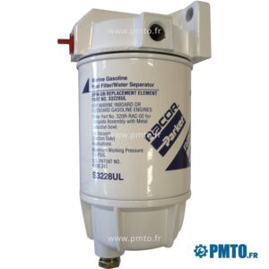 Filtre séparateur essence bol métal 227l/h Parker RA322