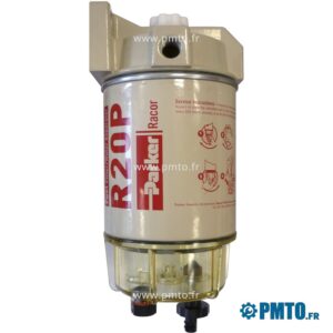 Filtre séparateur gasoil bol transparent 114l/h Parker RA230