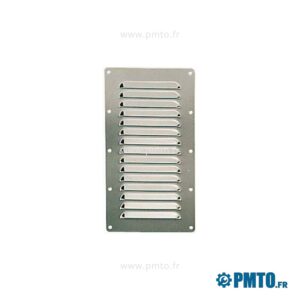 Grille de ventilation INOX 232X127mm PB410