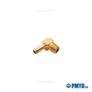 Raccord 90 degrés 1/4”-18NPTF pour flexible 8mm Parker RH001
