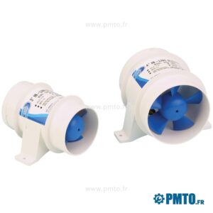 Ventilateur en ligne 12V 6,8m3/mn Rule JW500