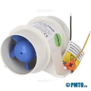 Ventilateur en ligne 24V 3,8m3/mn Rule JW482