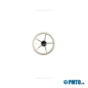 Volant gainé blanc diamètre 350mm Savoretti KM932